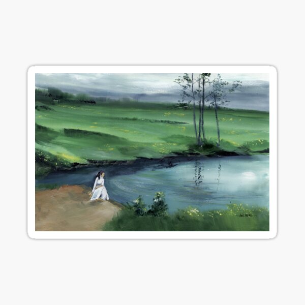 Contemplation 2 Sticker
