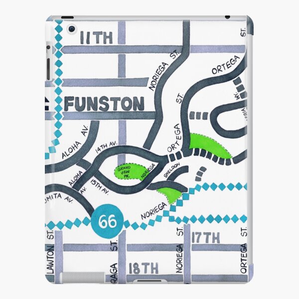 San Francisco map - Golden Gate Heights iPad Snap Case