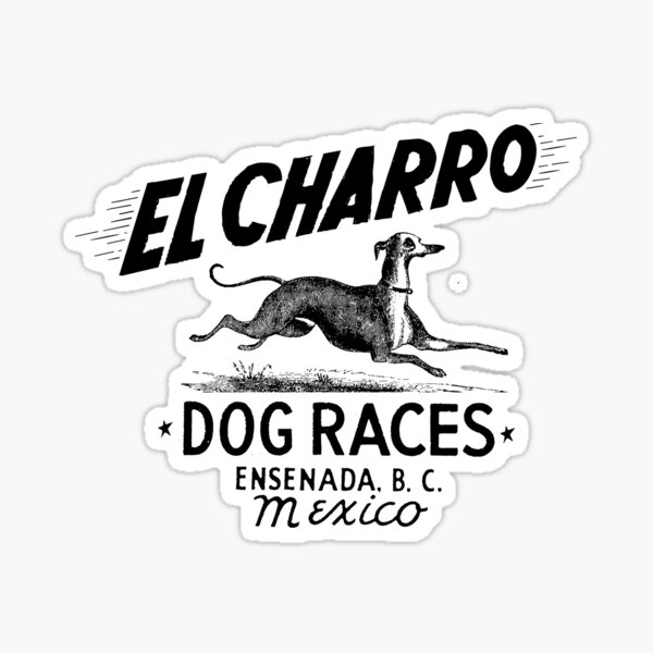 Vista previa del artículo con la obra «Parque de carreras de perros mexicanos vintage», diseñado y vendido por Kujo Dangerous Vintage.