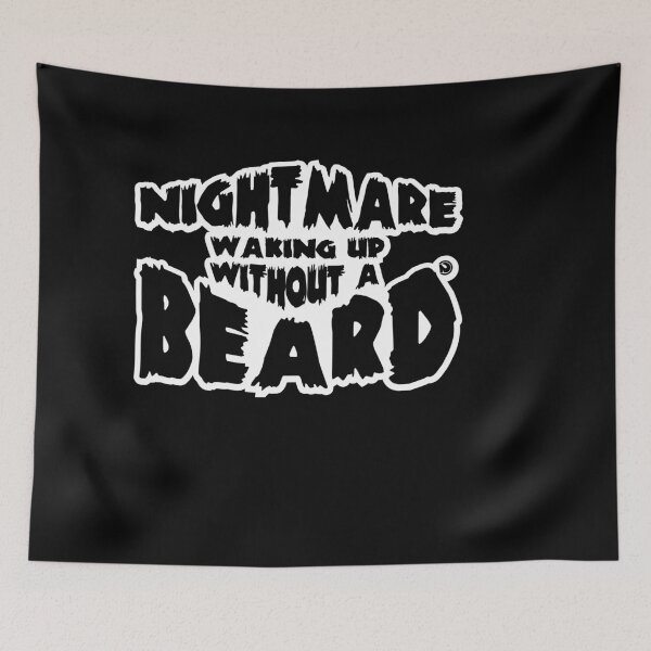 Item preview, Nightmare waking up without a beard designed and sold by netrok.