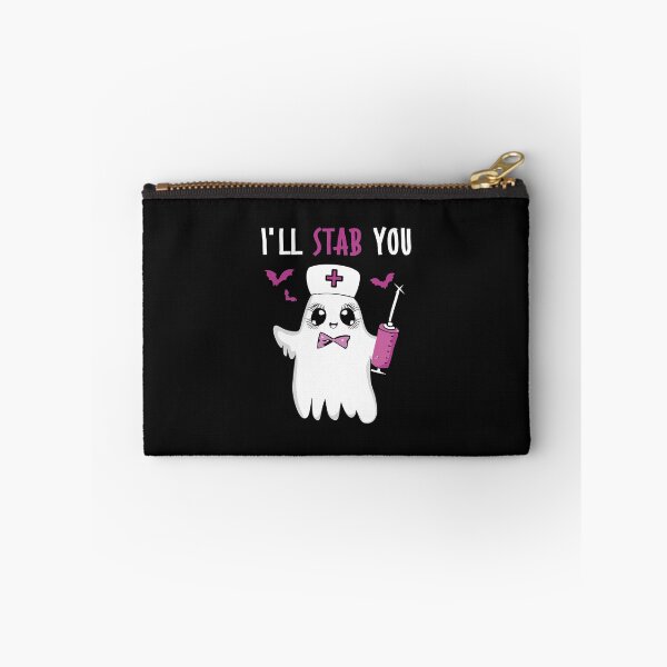 Item preview, I will stab you Halloween nurse ghost cute pink syringe funny nursing spooky costume goth style   designed and sold by alenaz.