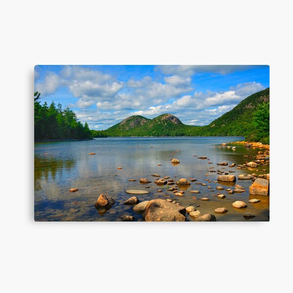 Jordan Pond, Acadia National Park, Bar Harbor, Maine Canvas Print
