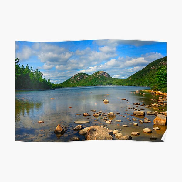 Jordan Pond, Acadia National Park, Bar Harbor, Maine Poster