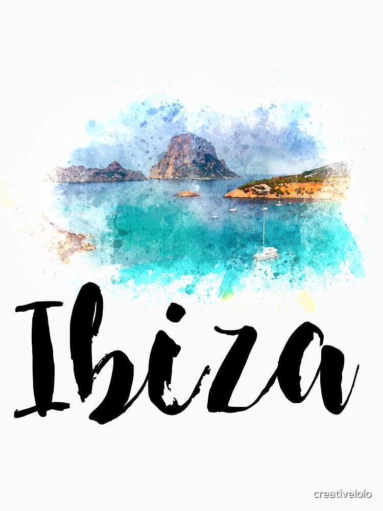 Watercolor Ibiza by creativelolo