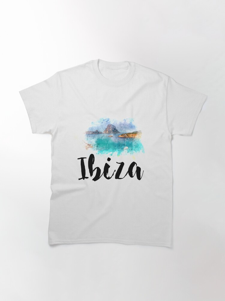 Alternate view of Watercolor Ibiza Classic T-Shirt
