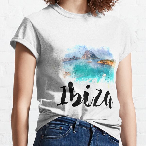 Watercolor Ibiza Classic T-Shirt