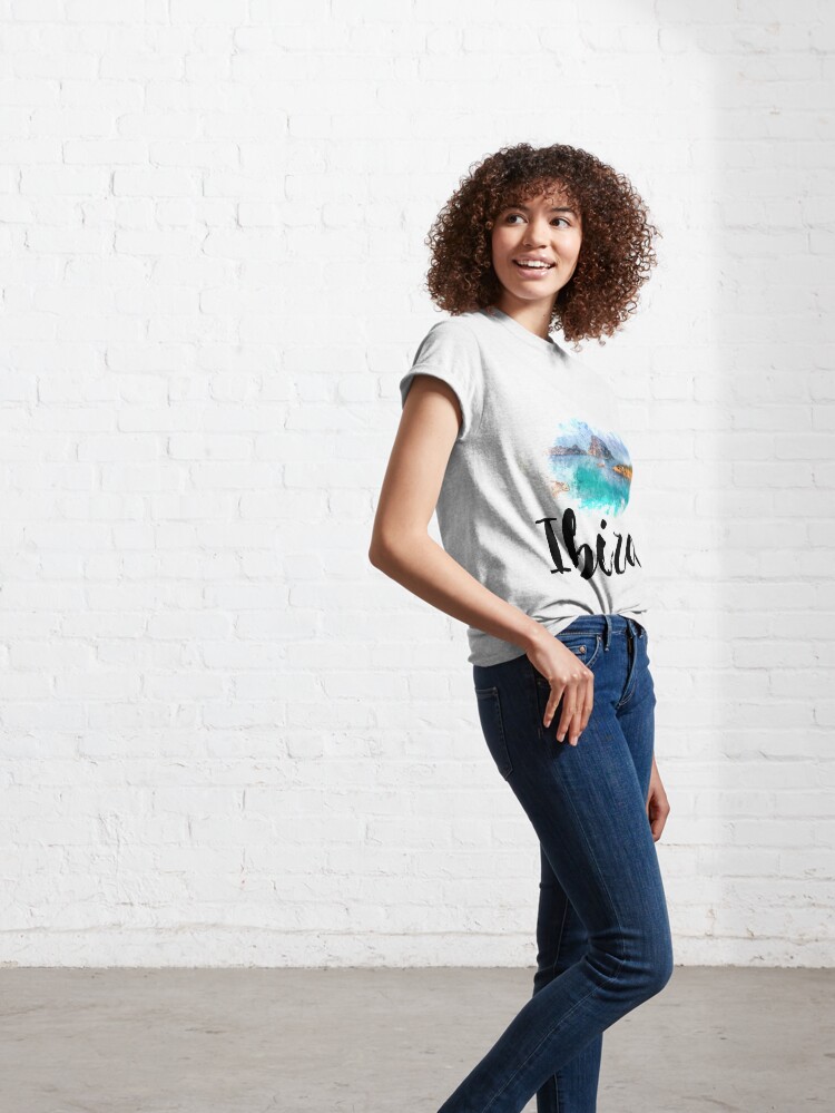 Alternate view of Watercolor Ibiza Classic T-Shirt