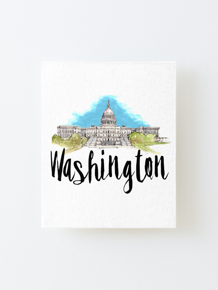 Alternate view of Washington Mounted Print