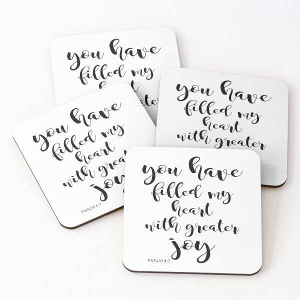 Item preview, You have filled my heart.... Psalm 4 7 designed and sold by Dhynzz.
