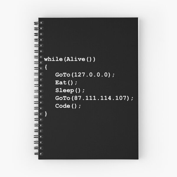 Item preview, While Alive - From the Life of a Programmer - White designed and sold by saechla.