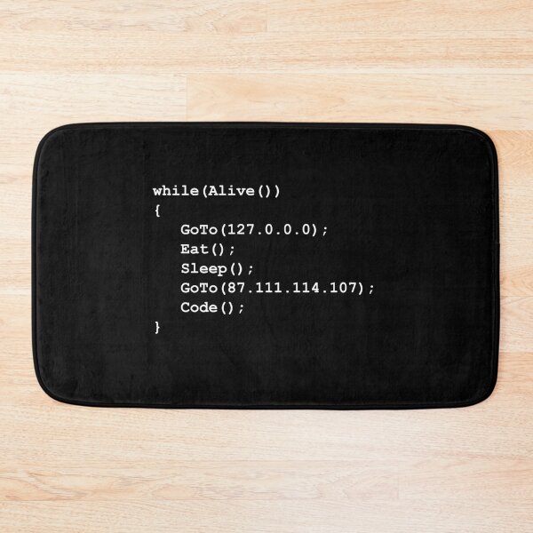 Item preview, While Alive - From the Life of a Programmer - White designed and sold by saechla.