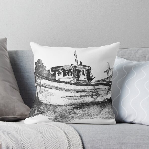 Item preview, Fishing Boats of Goa India designed and sold by TheJoeyStudio.