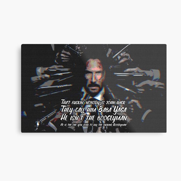 John Wick: Baba Yaga Metal Print