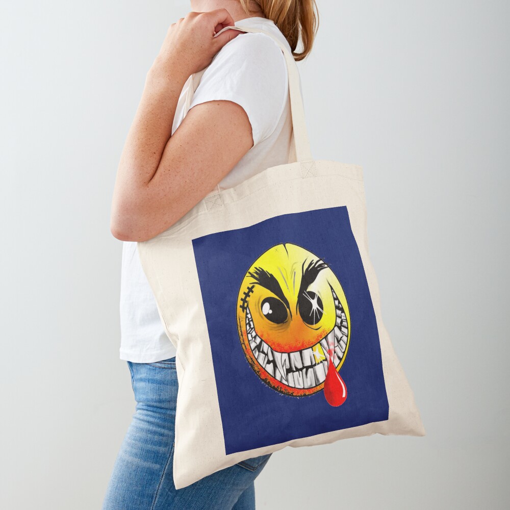 smiley face tote