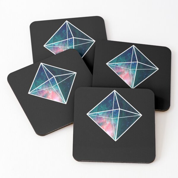 Item preview, Starred sky geometry concept: a crystal heart designed and sold by Blacklinesw9.