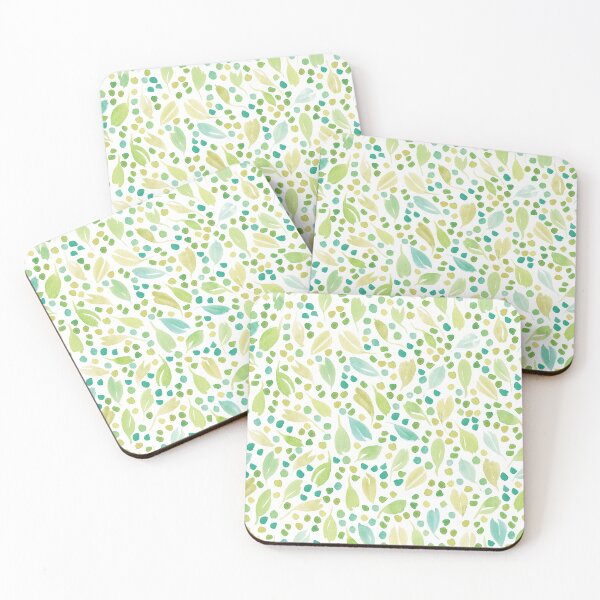 Item preview, Leaves and Dots | Green designed and sold by RebeccaFlaherty.