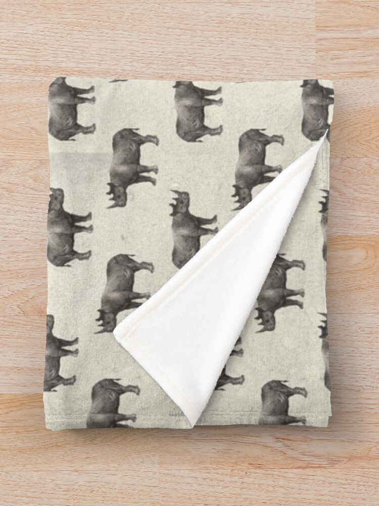"Rhino Pattern" Throw Blanket for Sale by StreetStyleWear Redbubble