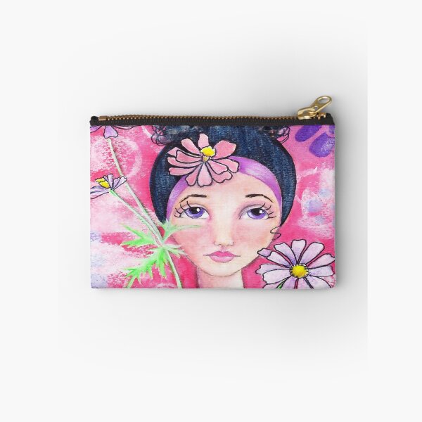 Item preview, Whimiscal Girl with Flowers designed and sold by Judy Skowron.