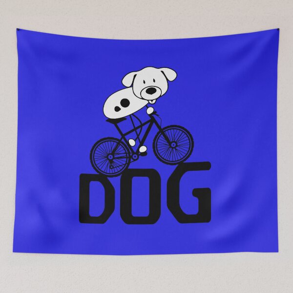 Item preview, Clever dog rides a bicycle designed and sold by tarek25.