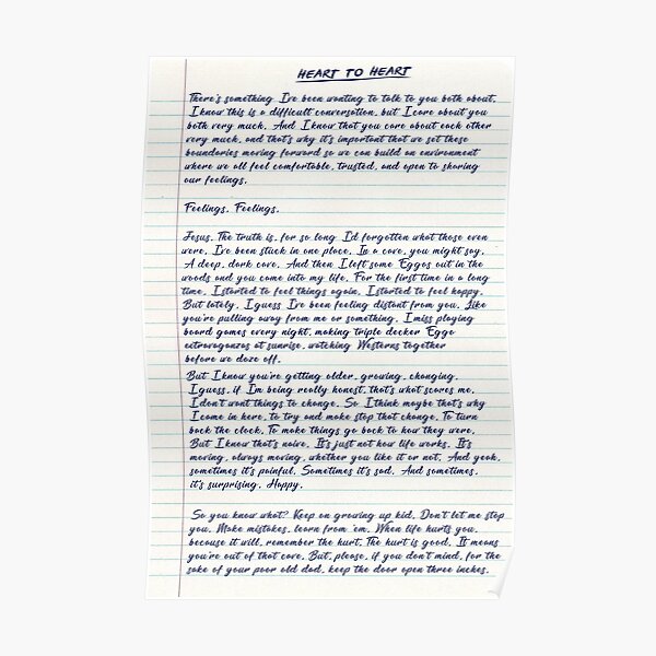 "Hopper Letter" Poster by VanHand Redbubble