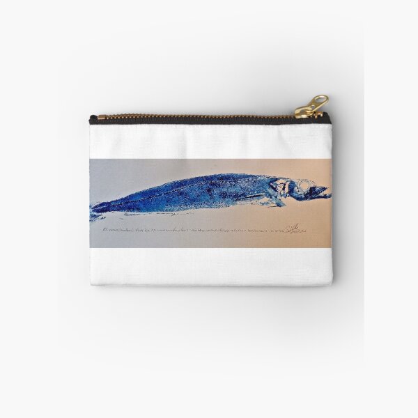 Item preview, Newlyn Fish Art - Cornish Hake landed Newlyn, Cornwall (Gyotaku Technique) designed and sold by PortholeStudio.