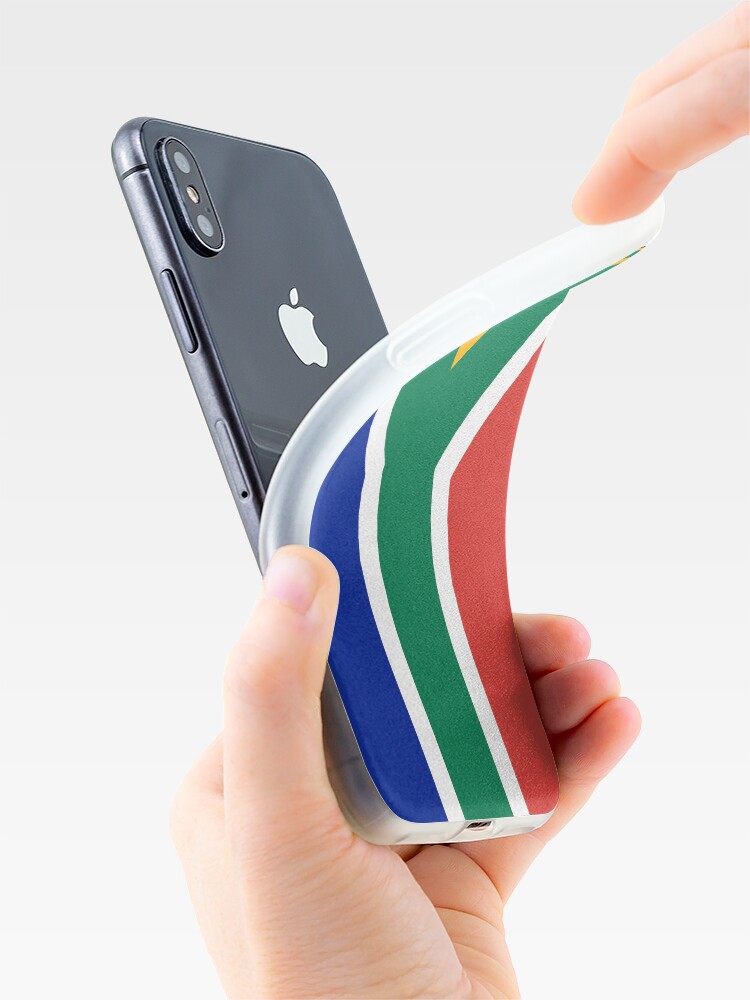 "South African Flag Phone Cases (1)" iPhone Case & Cover by mpodger