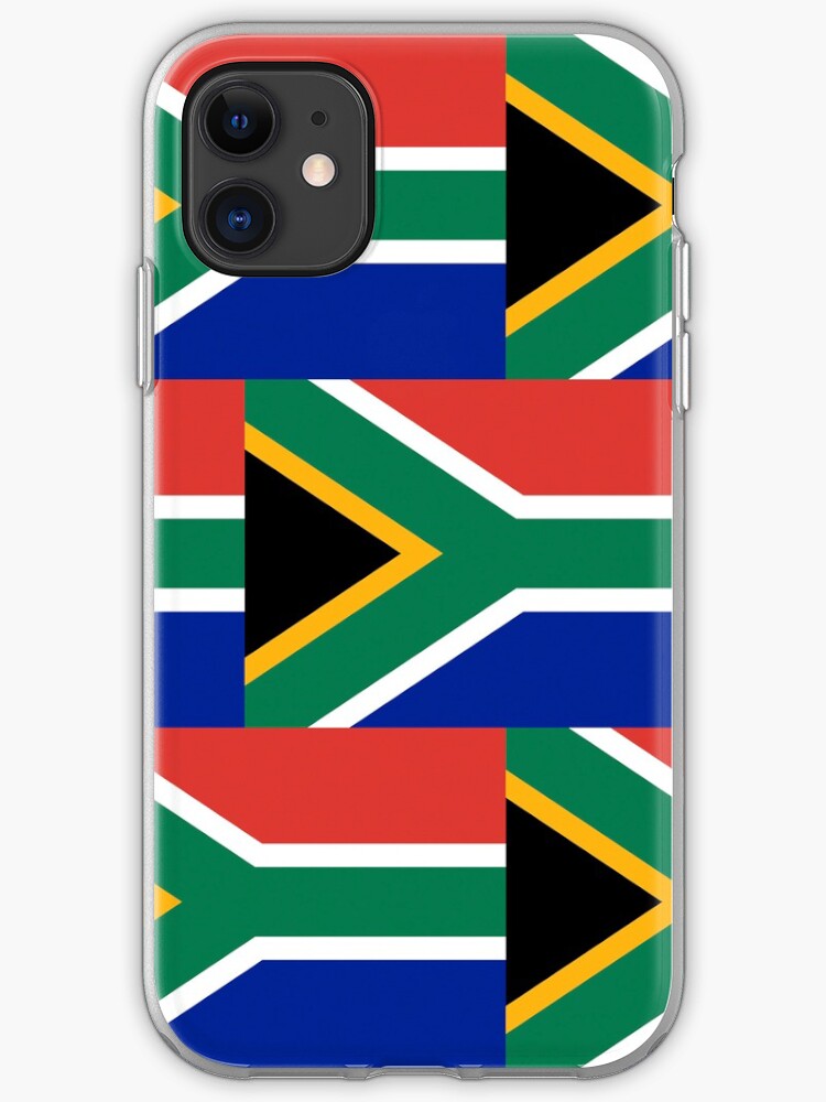 "Smartphone Case Flag of South Africa Patchwork" iPhone Case
