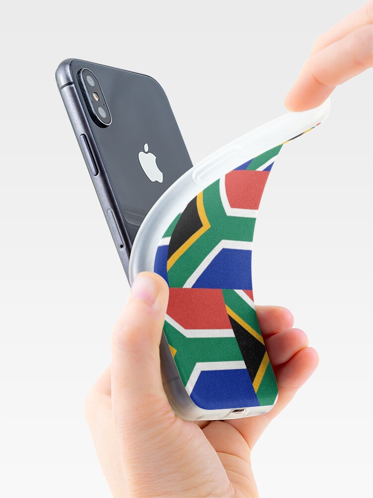 "Smartphone Case Flag of South Africa Patchwork" iPhone Case