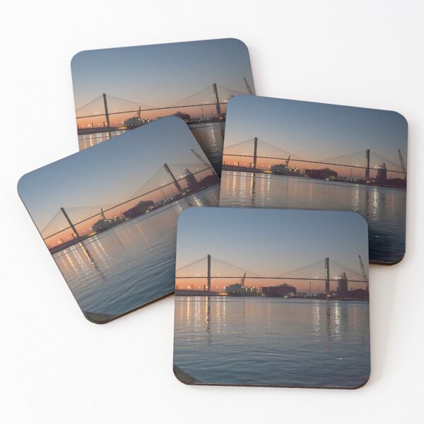 Item preview, Savannah Georgia harbor at sunset designed and sold by Allen Penton.