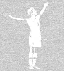 Megan Rapinoe The Victory Pose - White Stencil Kids Pullover Hoodie
