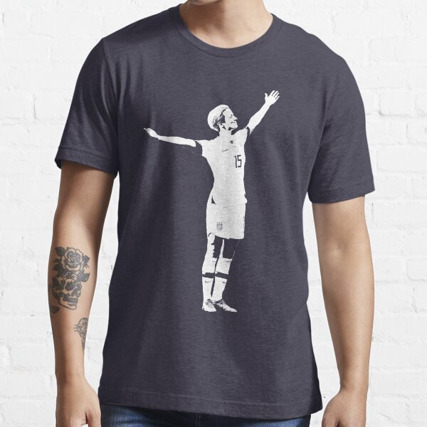 Megan Rapinoe The Victory Pose - White Stencil Essential T-Shirt