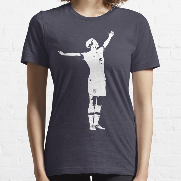 Megan Rapinoe The Victory Pose - White Stencil Essential T-Shirt