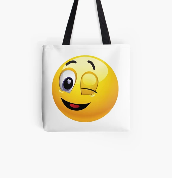 The Original Smiley Face Tote Bag for Sale by TeeCrates