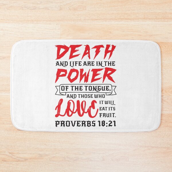 Item preview, Proverbs 18:21 designed and sold by plushism.