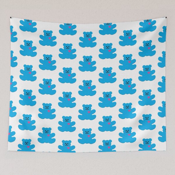 Item preview, happy blue bear designed and sold by daisydebby.