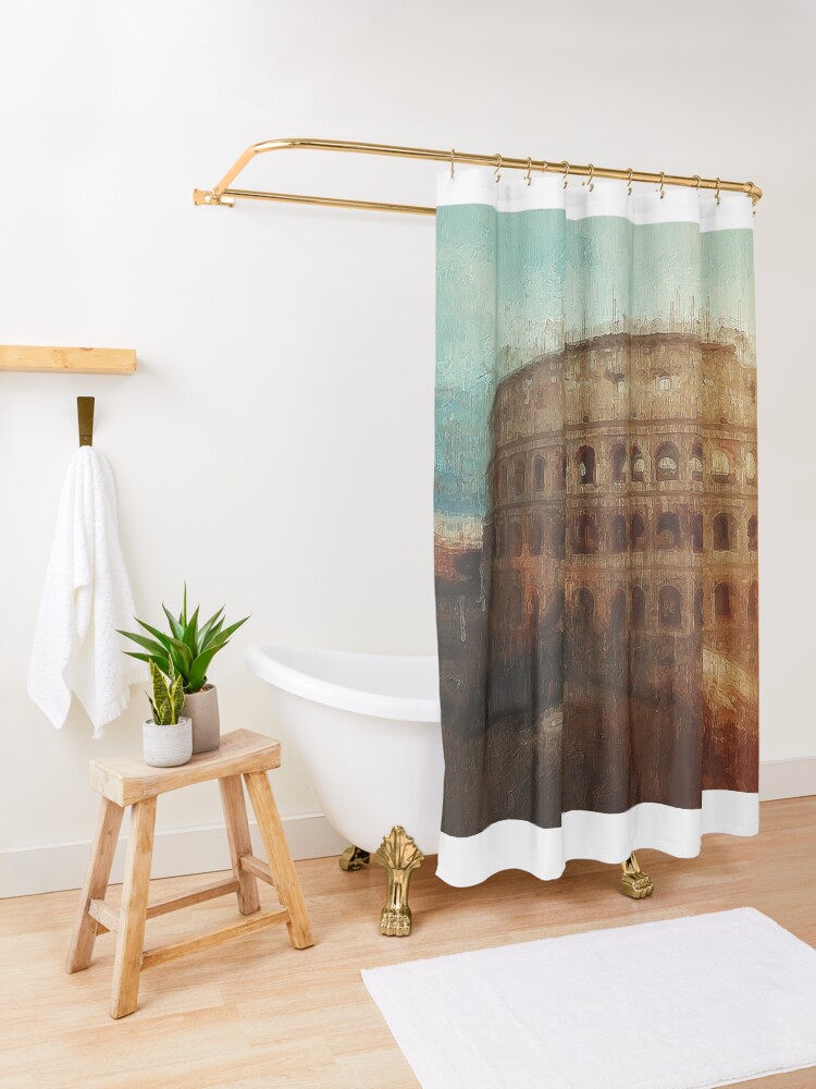 "Colosseum, Rome" Shower Curtain for Sale by ErianAndre Redbubble
