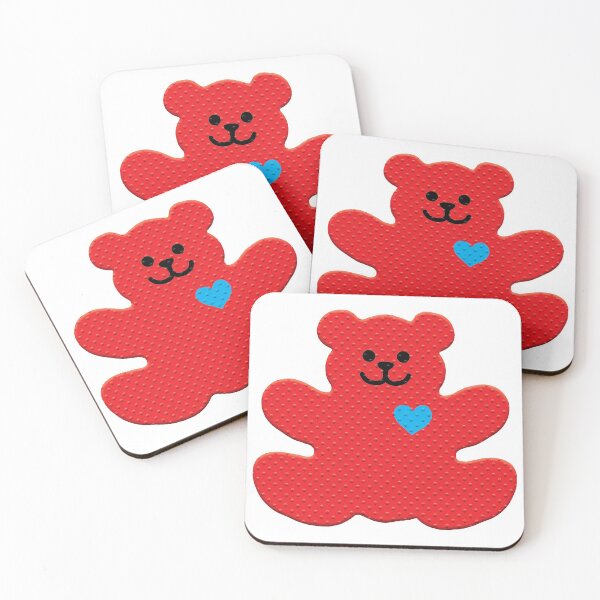 Item preview, happy red bear designed and sold by daisydebby.