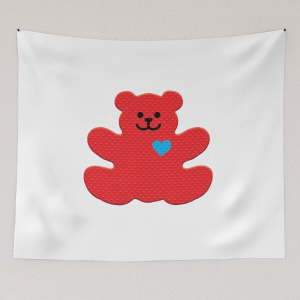 Item preview, happy red bear designed and sold by daisydebby.