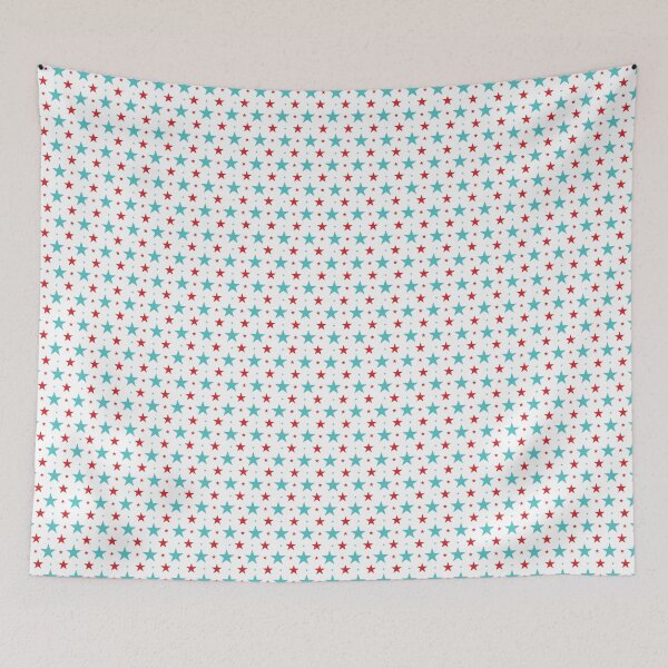 Item preview, Fresh and airy red-green-white Star pattern designed and sold by ShineEyePirate.