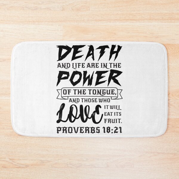 Item preview, Proverbs 18:21 designed and sold by plushism.