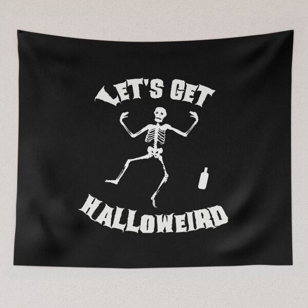 Item preview, Halloween HALLOWEIRD spider skeleton dancing designed and sold by kailukask.
