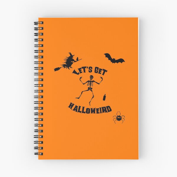 Item preview, Halloween HALLOWEIRD skeleton dancing witch spider bat designed and sold by kailukask.