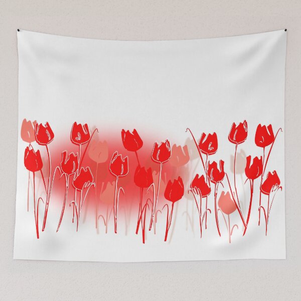 Item preview, TULIPS - red designed and sold by nibsgallery.