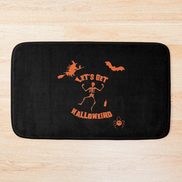 Item preview, Halloween HALLOWEIRD skeleton dancing witch spider bat designed and sold by kailukask.