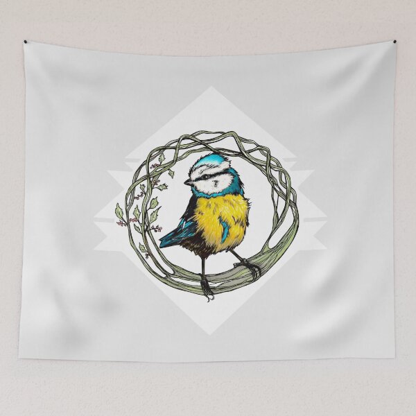 Item preview, bluetit designed and sold by camarocaro.