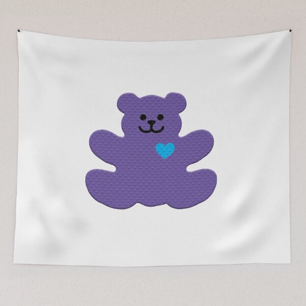 Item preview, happy purple bear 2 designed and sold by daisydebby.
