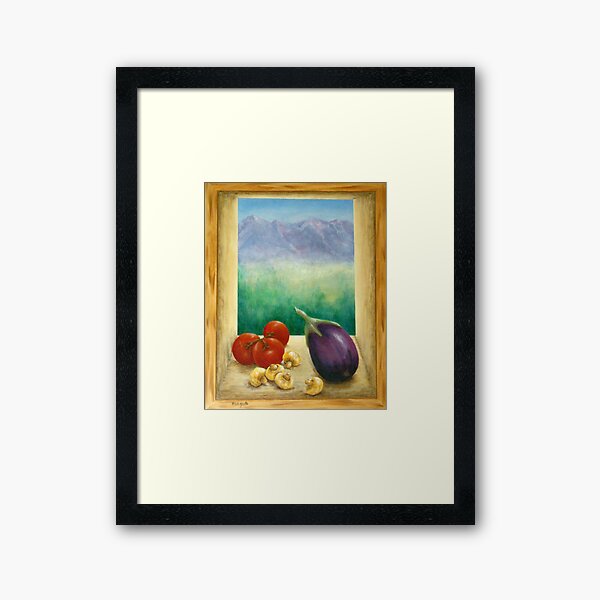 Colorado Rocky Mountains View Framed Art Print