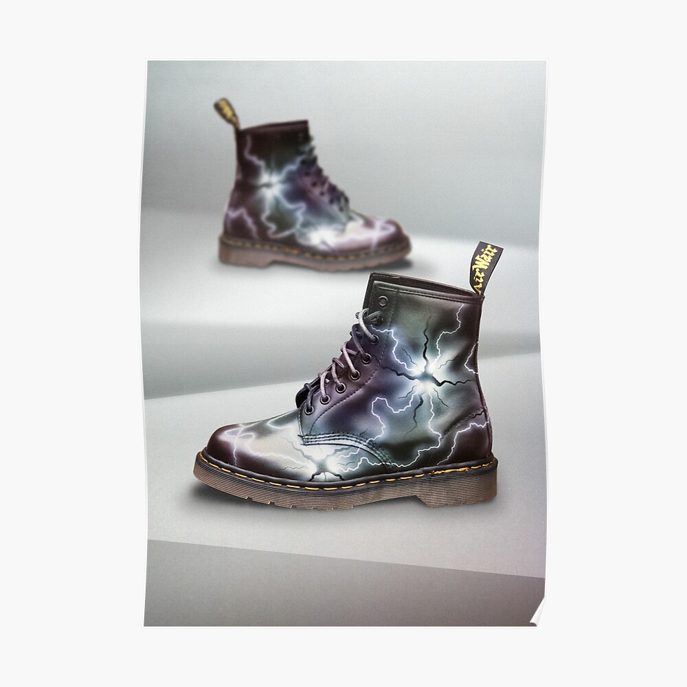 dr martens metallic purple