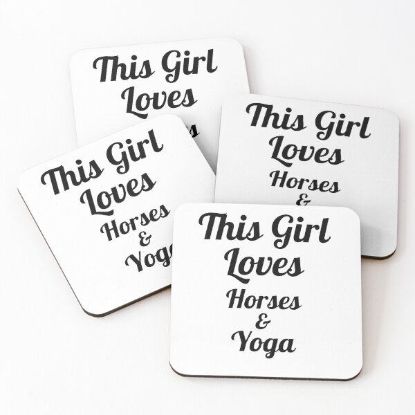 Item preview, This Girl Loves Horses & Yoga  designed and sold by TravelAl.