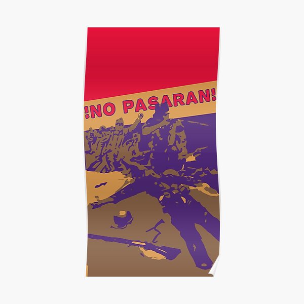 No Pasaran - Cartel de guerra Póster